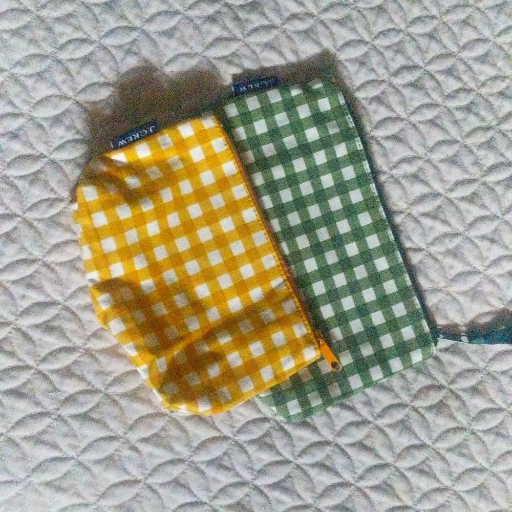 J. Crew cosmetic bags